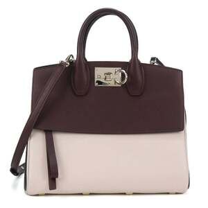 Salvatore Ferragamo FERRAGAMO Ferragamo Handbag 21 H264 2-Way Gancini Women's...